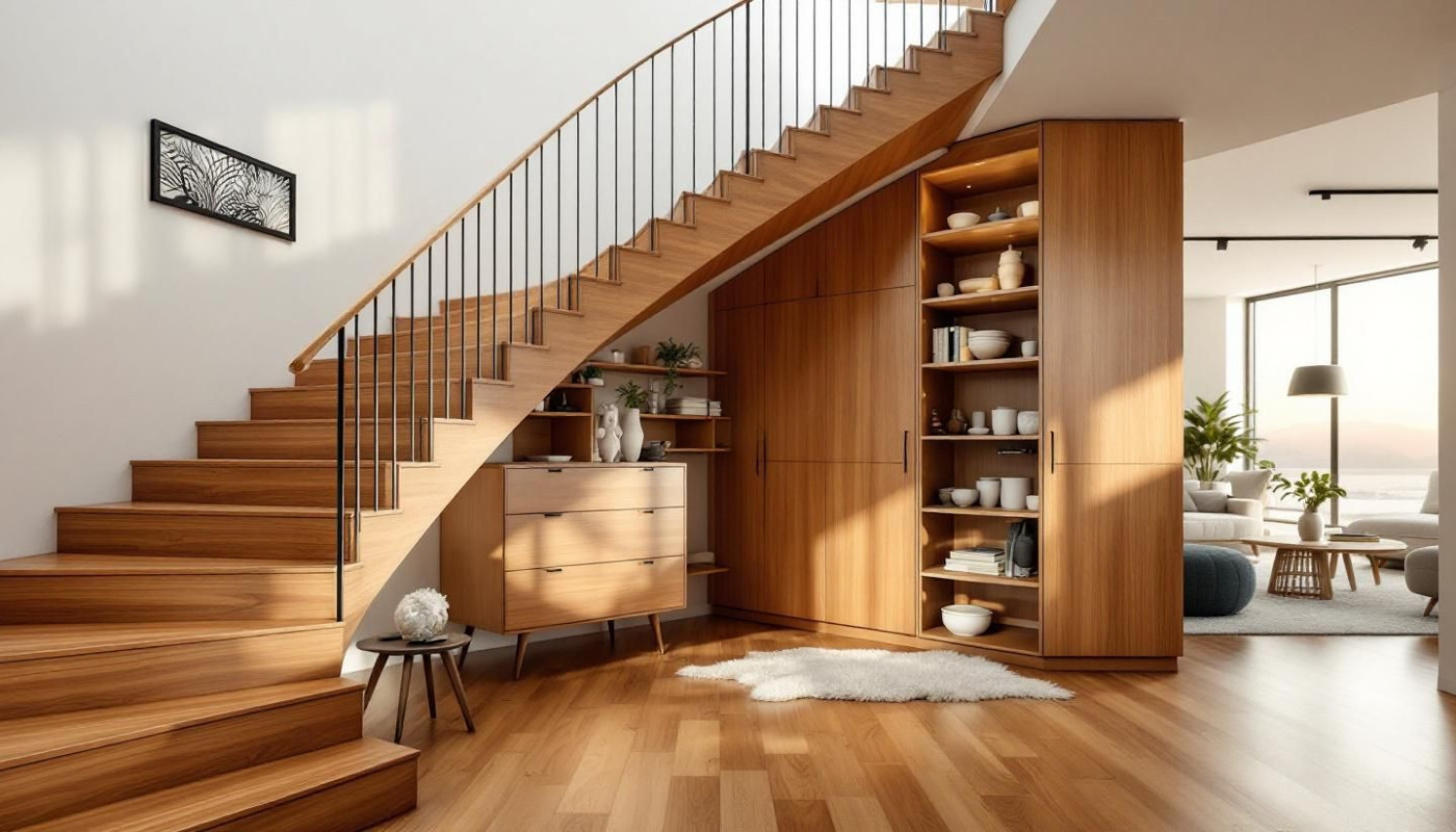 Maximiser l'espace : avantages des escaliers personnalisés